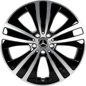 Mercedes 5 Spoke [295-19] Gloss Back with High Sheen Alloy Wheel for Mercedes EQE V295 - Sizes 19in