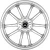 Mercedes 5 Double Spoke [295-19] Vanadium Silver Wheel Img 1