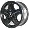 Mercedes 5 Spoke [463-16] Matt Black Wheel Img 2