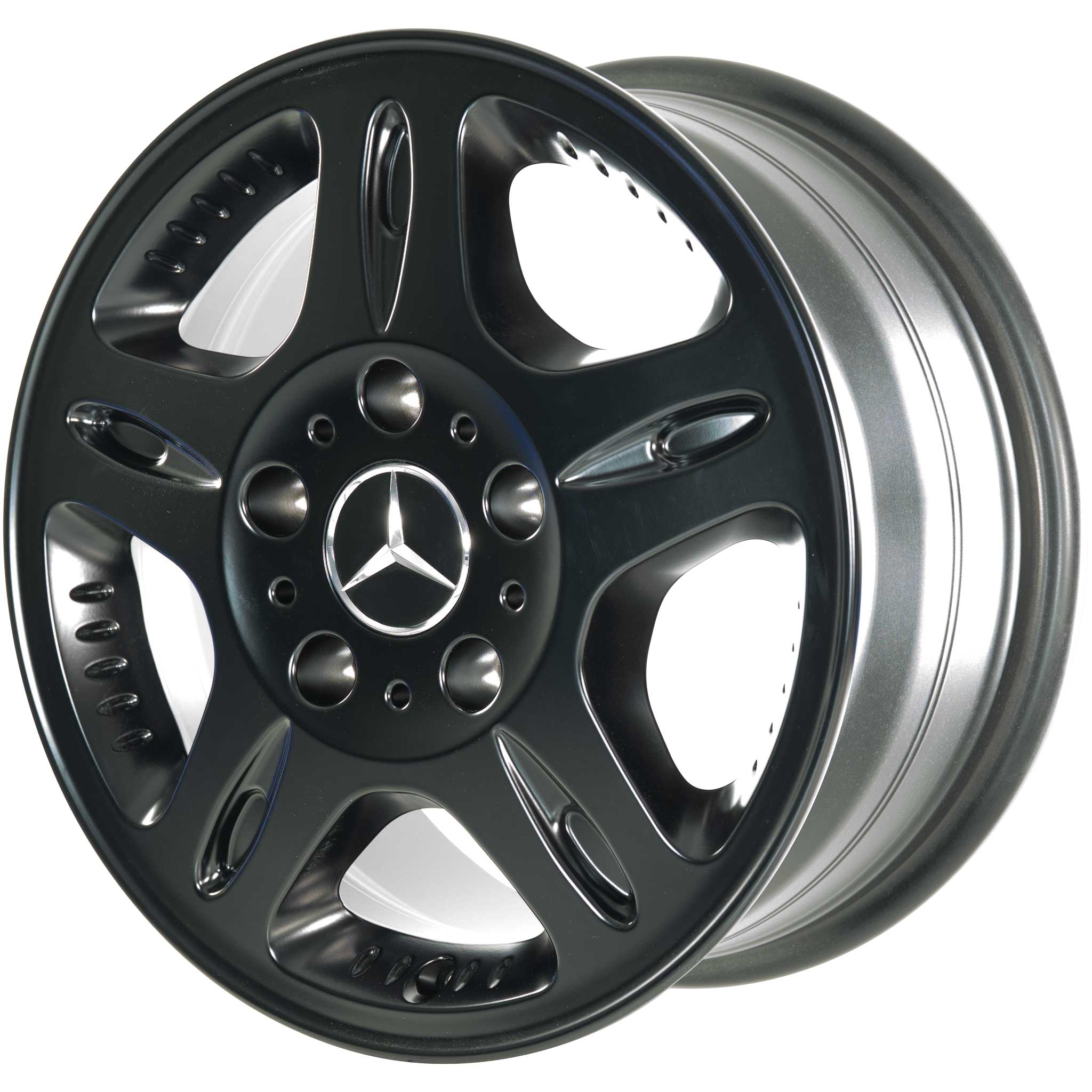 Mercedes 5 Spoke [463-16] Matt Black Alloy Wheel Product Image #2