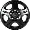 Mercedes 5 Spoke [463-16] Matt Black Wheel Img 1