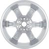 Mercedes 6 Spoke [470-17] Vanadium Silver Wheel Img 3