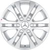 Mercedes 6 Twin Spoke [907-17] Vanadium Silver Wheel Img 1