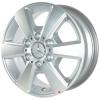 Mercedes 6 Spoke [910-16] Vanadium Silver Wheel Img 2