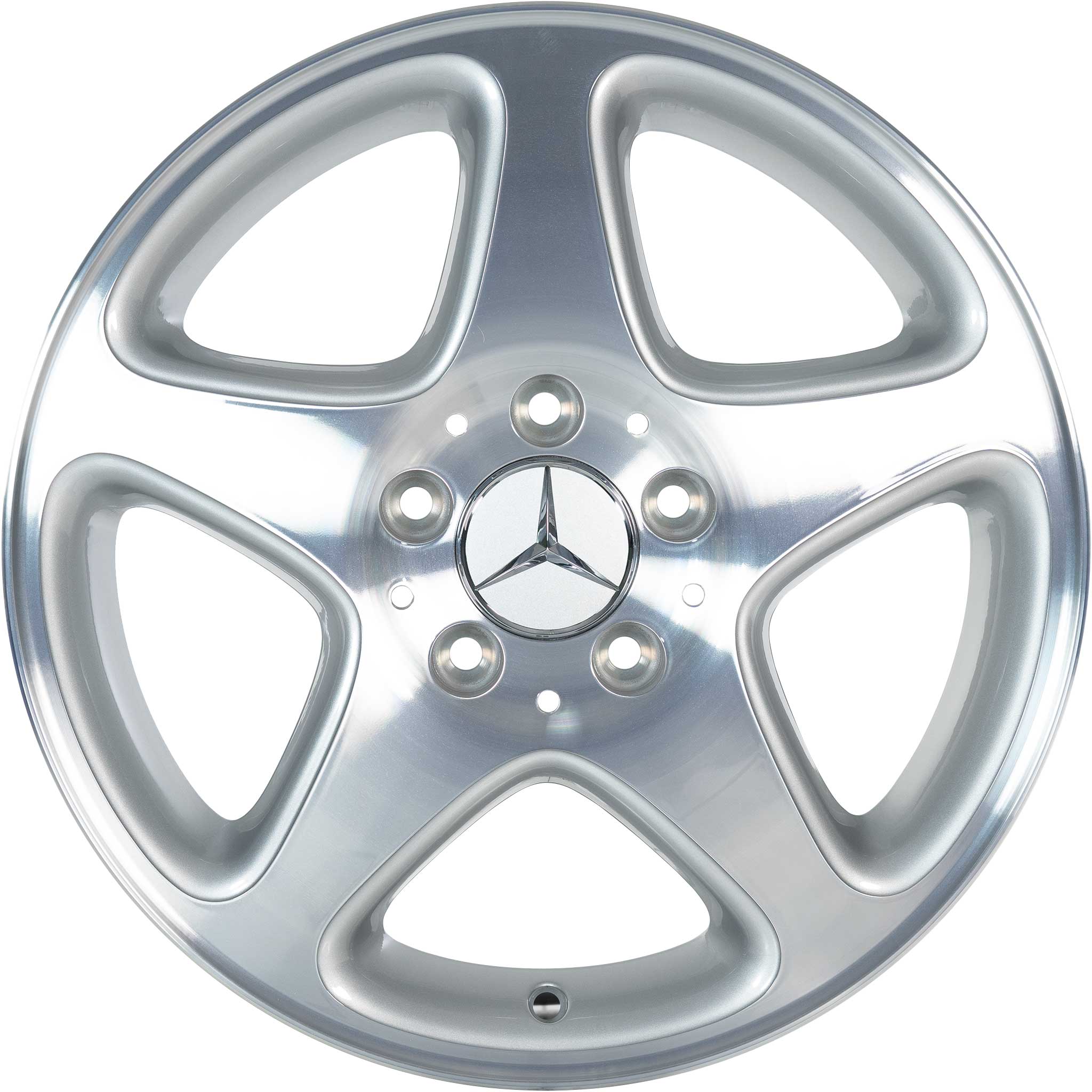 Mercedes Algieba [203-16] Standard Silver with High Sheen Alloy Wheel Product Image #1