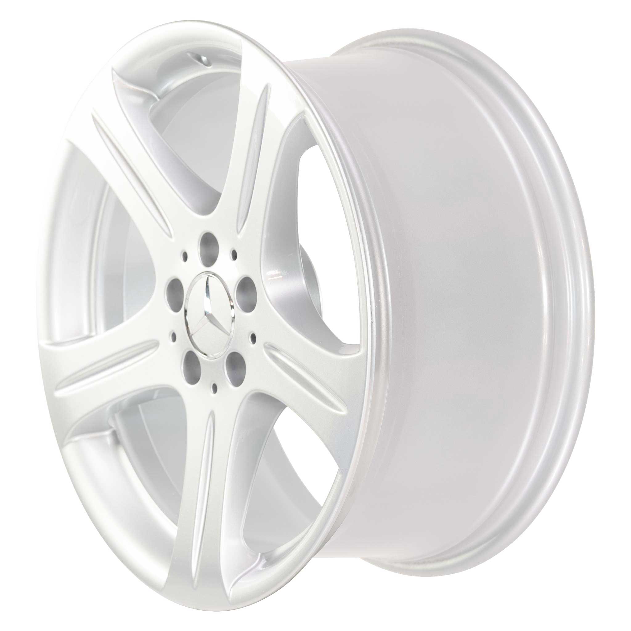 Mercedes 5 Spoke [219-18] Titanium Silver Alloy Wheel Product Image #2