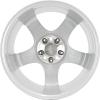 Mercedes 5 Spoke [219-18] Titanium Silver Wheel Img 3