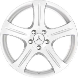 Mercedes 5 Spoke [219-18] Titanium Silver Alloy Wheel for Mercedes CLS C219 - Sizes 18in