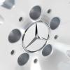 Mercedes 10 Twin Spoke [211-18] Titanium Silver with High Sheen Wheel Img 4