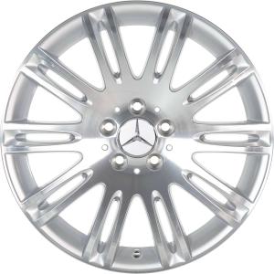 Mercedes 10 Twin Spoke [211-18] Titanium Silver with High Sheen Alloy Wheel for Mercedes E-Class W211 - Sizes 18in