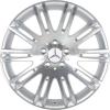 Mercedes 10 Twin Spoke [211-18] Titanium Silver with High Sheen Wheel Img 1