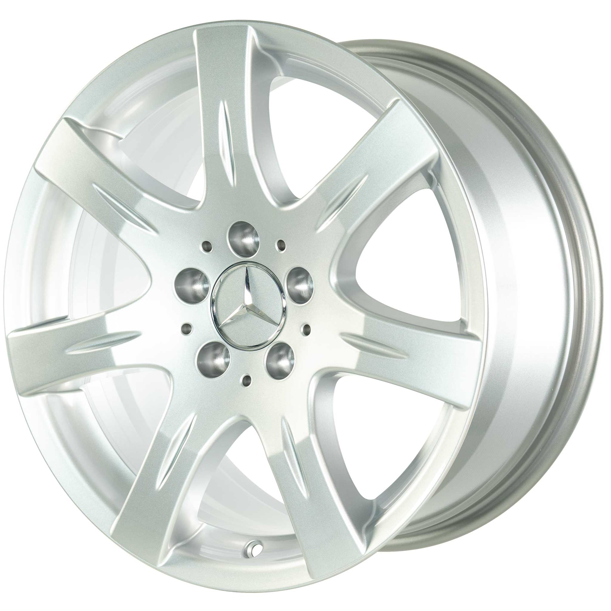 Mercedes Minelauva [211-17] Titanium Silver Alloy Wheel Product Image #2