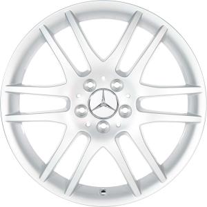 18" Mercedes 6 Twin Spoke [171-18] Titanium Silver alloy wheel