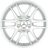 Mercedes 6 Twin Spoke [171-17] Titanium Silver Wheel Img 1