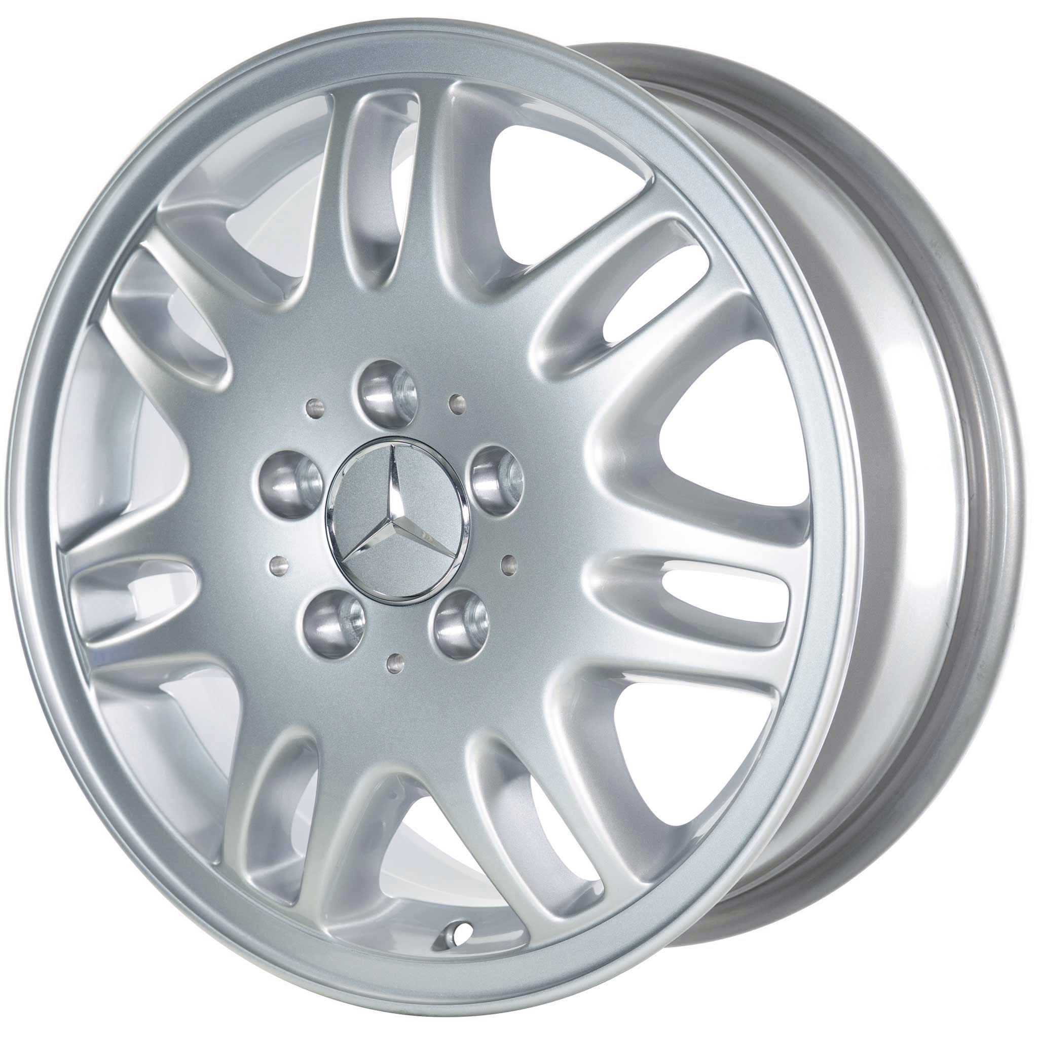 Mercedes 7 Twin Spoke [639-16] Standard Silver Alloy Wheel Product Image #2
