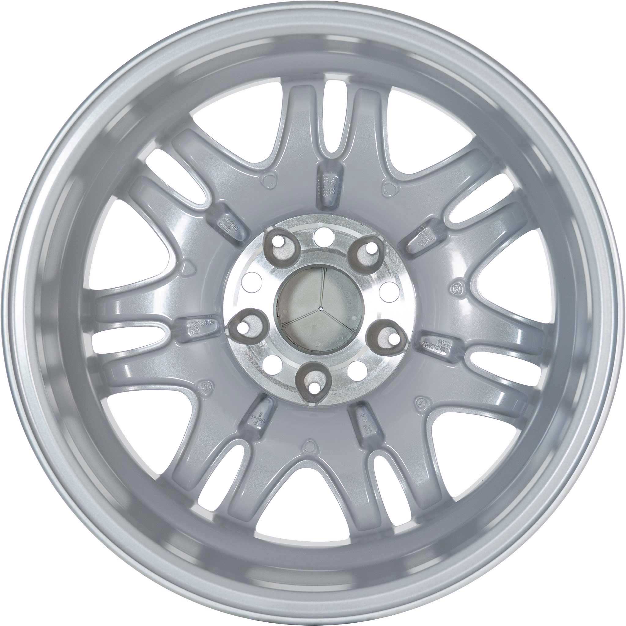 Mercedes 7 Twin Spoke [639-16] Standard Silver Alloy Wheel Product Image #3