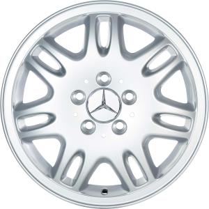 Mercedes 7 Twin Spoke [639-16] Standard Silver Alloy Wheel for Mercedes Vito 639 - Sizes 16in