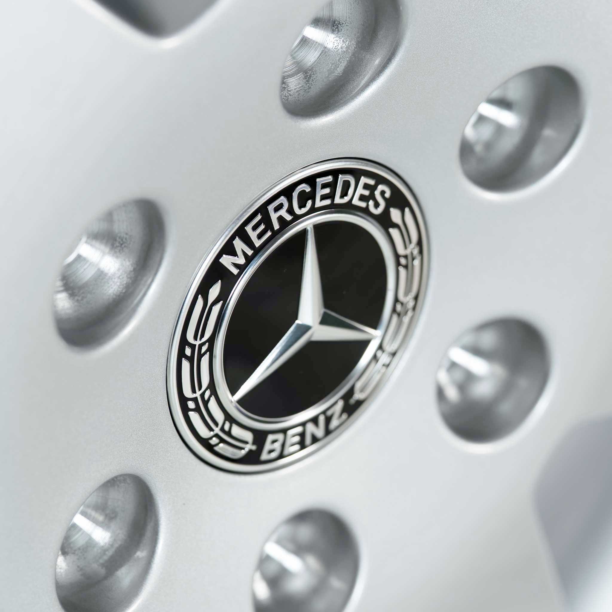 Mercedes 7 Twin Spoke [906-17] Titanium Silver Alloy Wheel Product Image #4