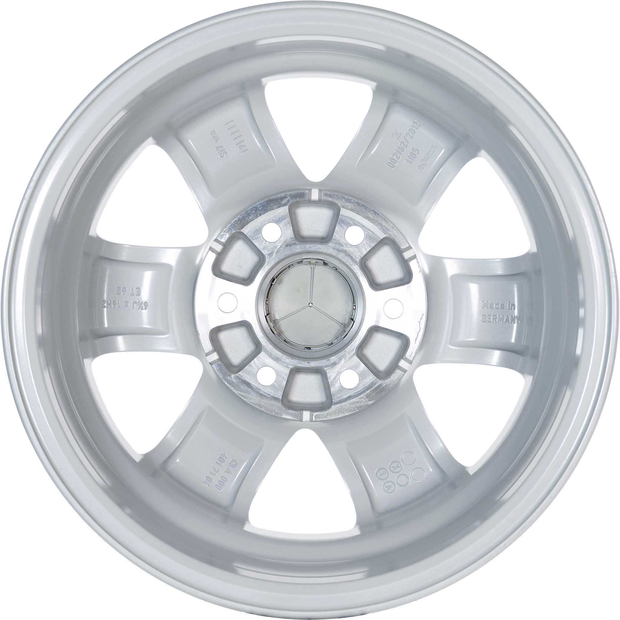 Mercedes 6 Spoke [906-16] White Aluminium Alloy Wheel Product Image #3