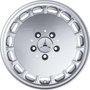 Mercedes 15 Hole [126-15] Standard Silver Alloy Wheel for Mercedes SL C107 - Sizes 15in