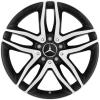 Mercedes 5 Twin Spoke [156-18] Gloss Black with High Sheen Wheel Img 1