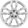 Mercedes 5 Twin Spoke [156-18] Vanadium Silver Wheel Img 1