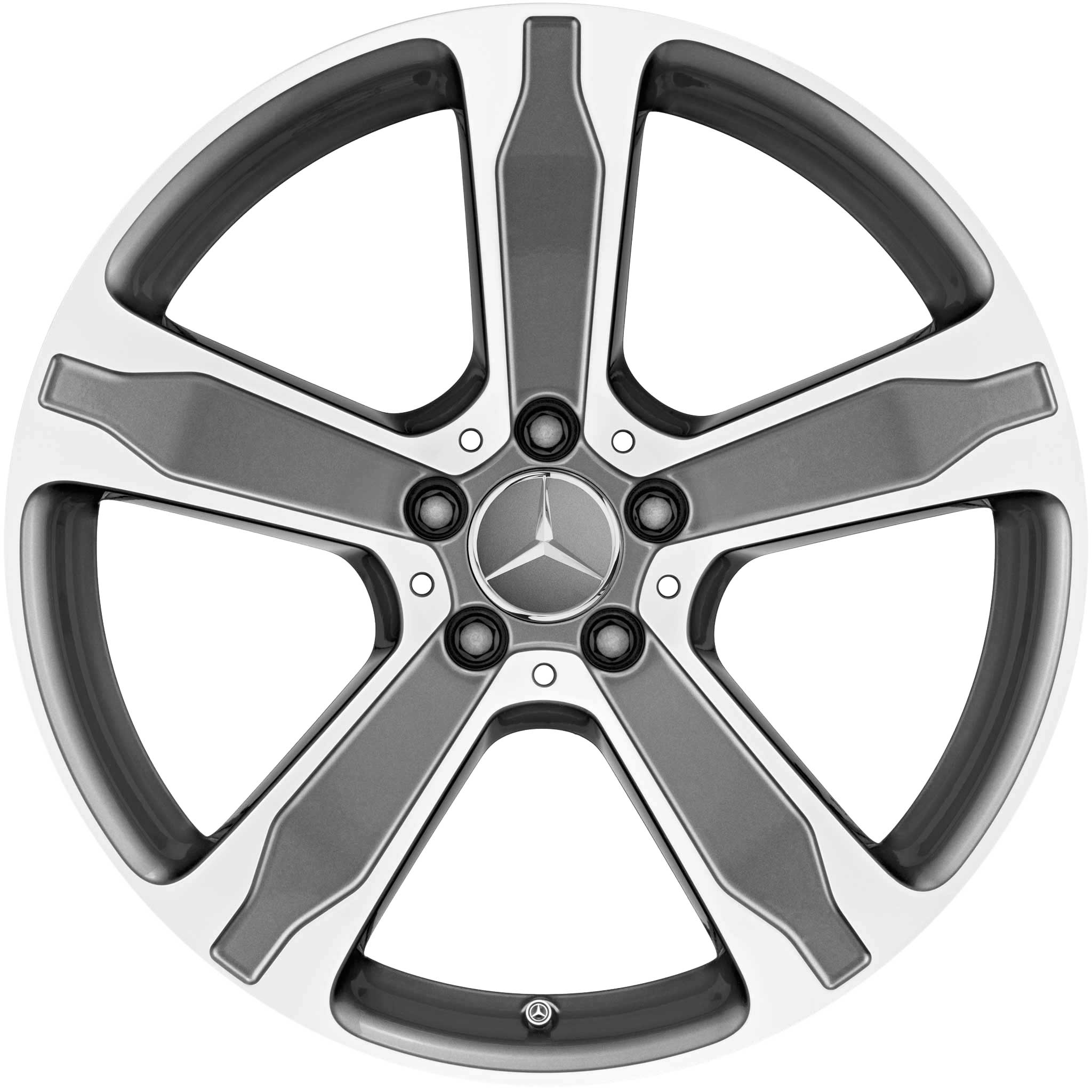 Mercedes 5 Spoke [156-19] Tremolite Metallic with High Sheen Alloy Wheel Product Image #1