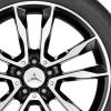 Mercedes 5 Twin Spoke [156-19] Gloss Black with High Sheen Wheel Img 2