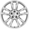 Mercedes 5 Twin Spoke [156-19] Vanadium Silver Wheel Img 1