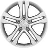 Mercedes 5 Twin Spoke [156-18] Vanadium Silver Wheel Img 1