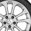 Mercedes 5 Twin Spoke [156-17] Vanadium Silver Wheel Img 2