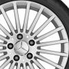 Mercedes Multispoke [156-17] Vanadium Silver Wheel Img 2