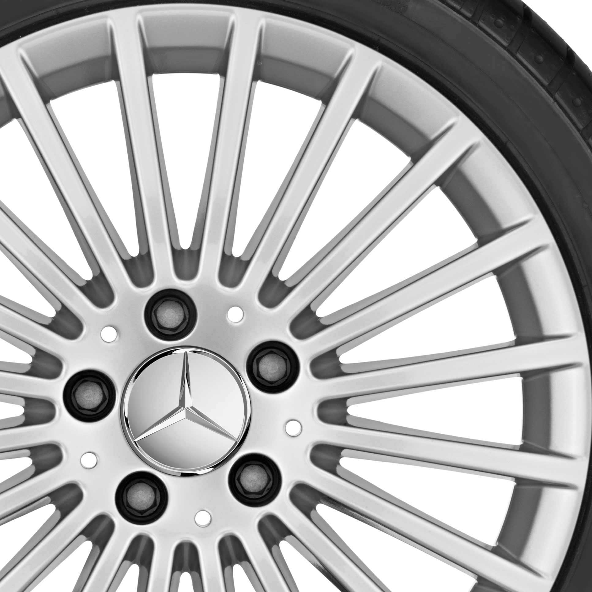 Mercedes Multispoke [156-17] Vanadium Silver Alloy Wheel Product Image #2