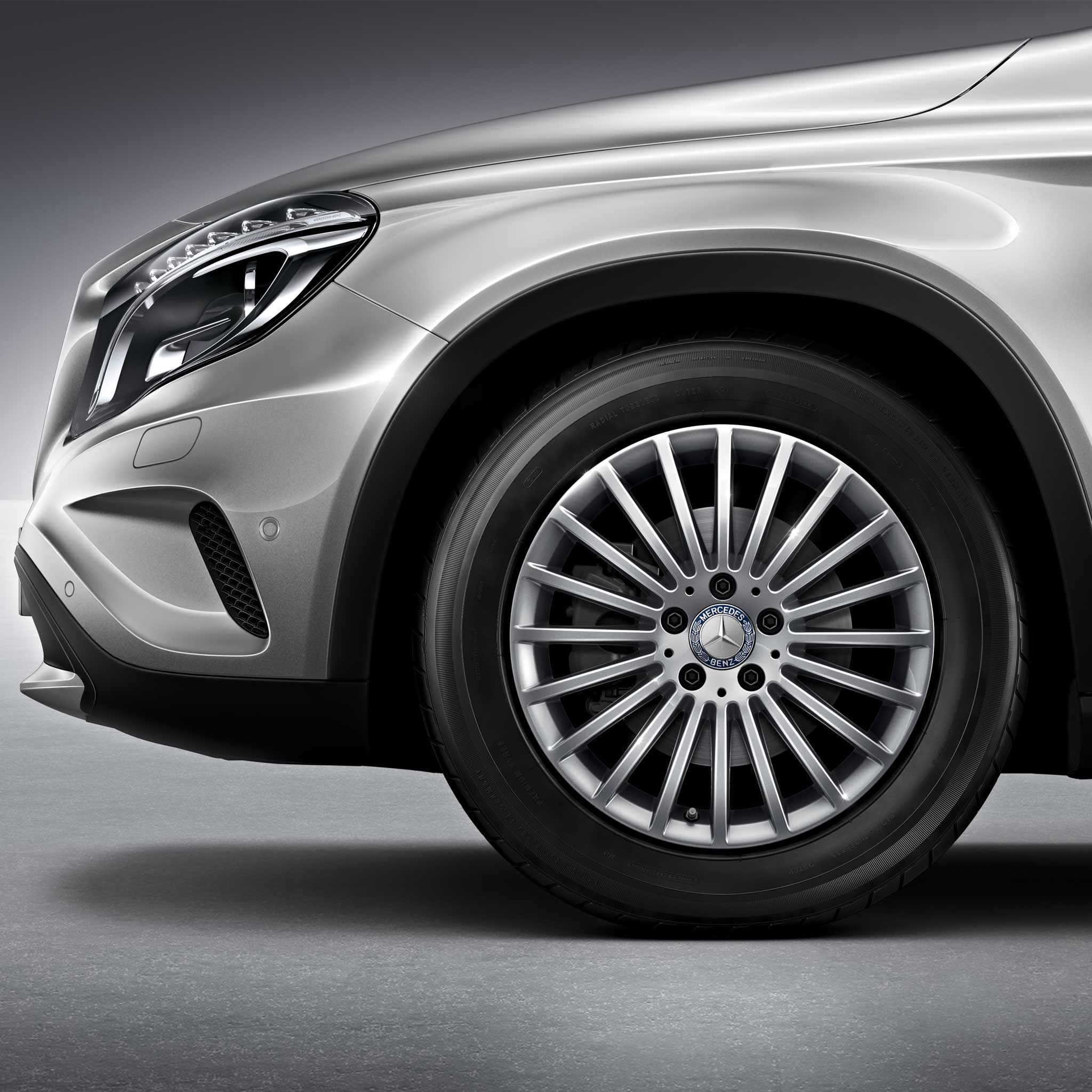 Mercedes Multispoke [156-17] Vanadium Silver Alloy Wheel Product Image #4