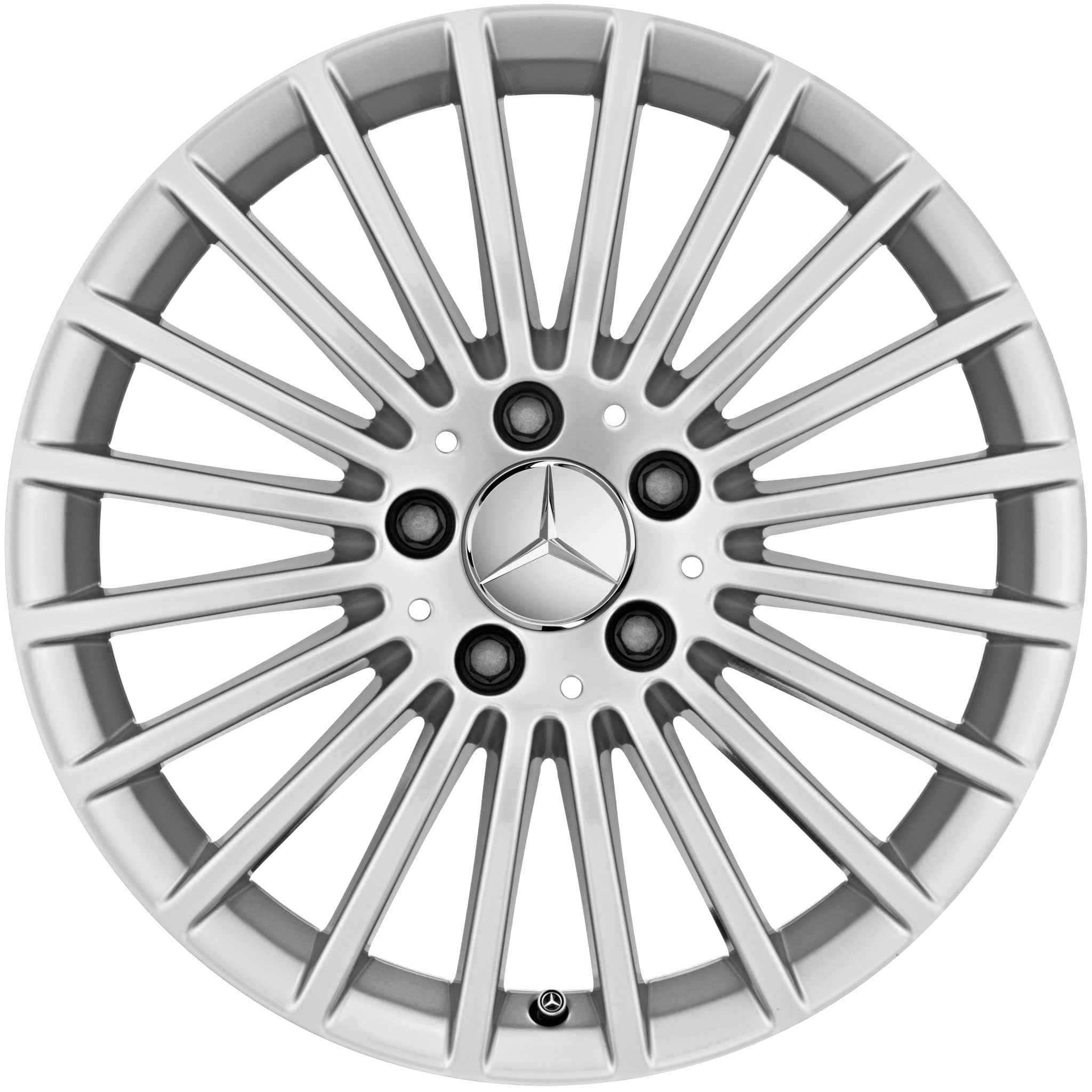 Mercedes Multispoke [156-17] Vanadium Silver Alloy Wheel Product Image #1