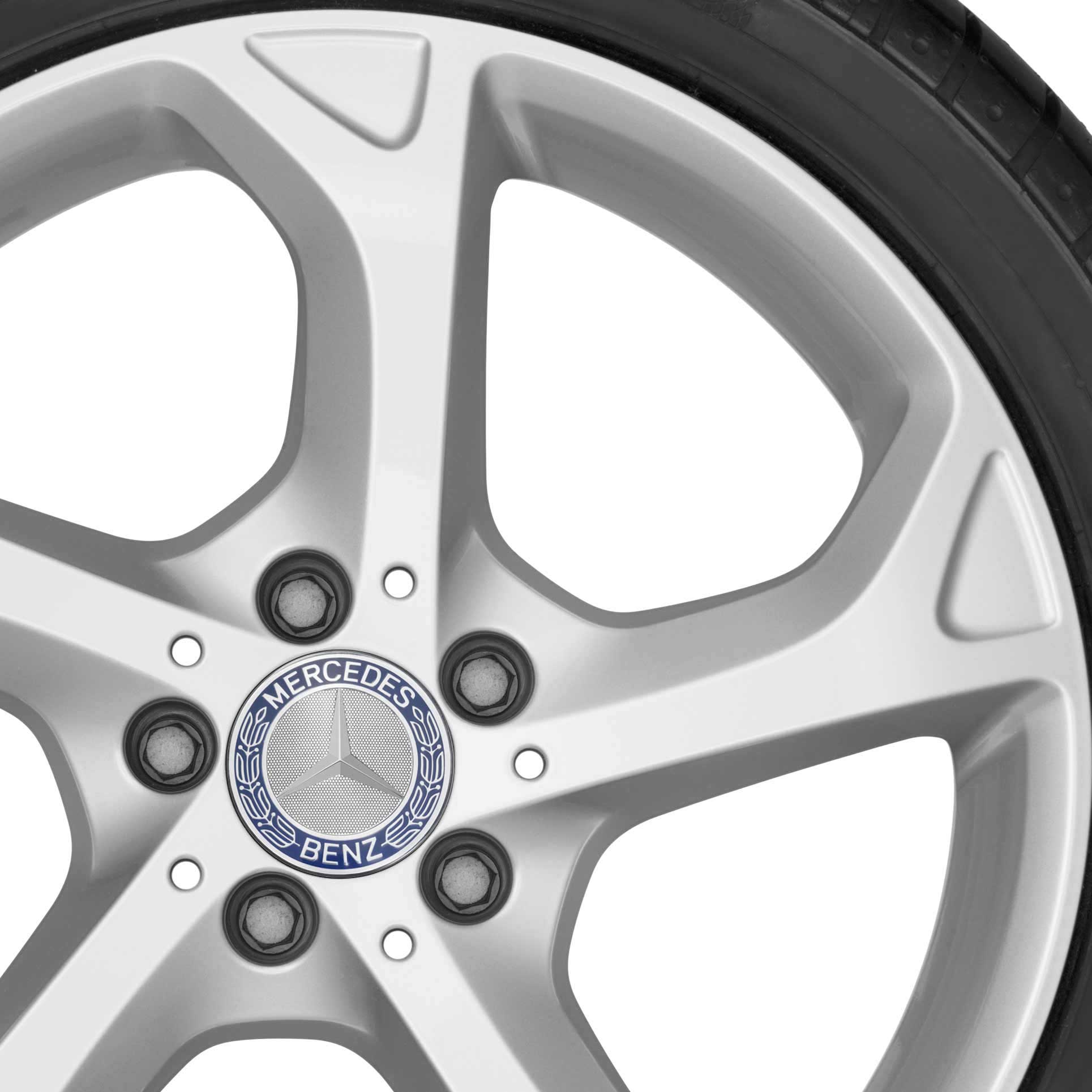Mercedes 5 Spoke [156-18] Vanadium Silver Alloy Wheel Product Image #2
