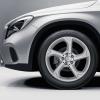 Mercedes 5 Spoke [156-18] Vanadium Silver Wheel Img 3