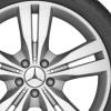 Mercedes 5 Twin Spoke [166-19] Titanium Silver Wheel Img 2