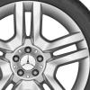 Mercedes 5 Twin Spoke [166-20] Titanium Silver Wheel Img 2
