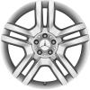 Mercedes 5 Twin Spoke [166-20] Titanium Silver Wheel Img 1