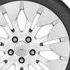 Mercedes 7 Double Spoke [166-17] Titanium Silver Wheel Img 2