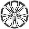 Mercedes 5 Spoke [166-19] Himalaya Grey with High Sheen Wheel Img 1