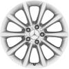 Mercedes 10 Spoke [166-18] Titanium Silver Wheel Img 1