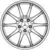Mercedes 10 Spoke [166-18] Titanium Silver Wheel Img 1