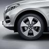 Mercedes 5 Spoke [166-20] Himalaya Grey with High Sheen Wheel Img 2