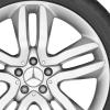 Mercedes 5 Twin Spoke [166-20] Titanium Silver Wheel Img 2