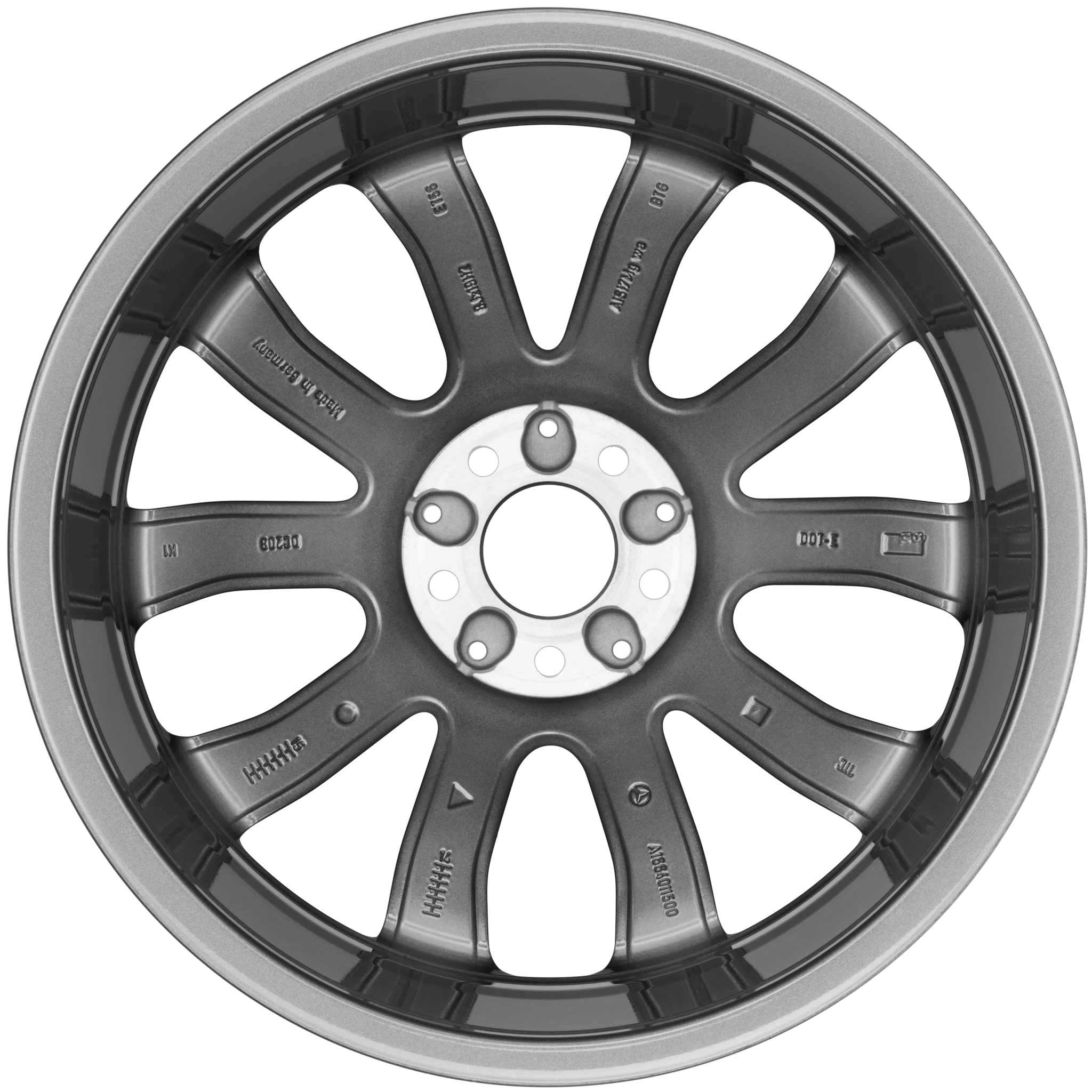 Mercedes 5 Twin Spoke [166-19] Himalaya Grey Alloy Wheel Product Image #3