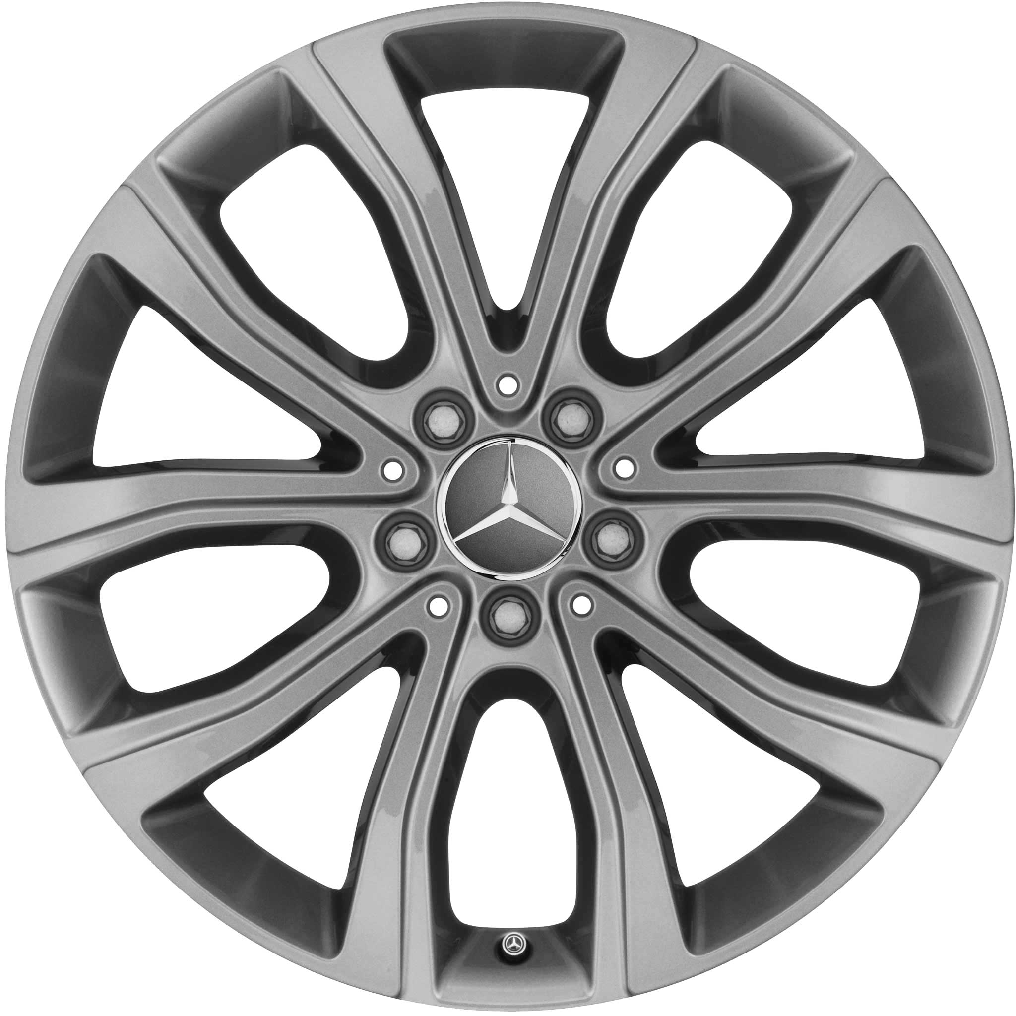 Mercedes 5 Twin Spoke [166-19] Himalaya Grey Alloy Wheel Product Image #1