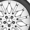Mercedes 7 Twin Spoke [166-18] Titanium Silver Wheel Img 2
