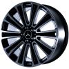 Mercedes 10 Spoke [166-20] Matt Black with High Sheen Wheel Img 2